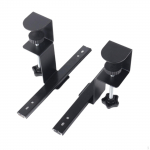 Keyboard Clamp Rail Desk Extend Tray DIY Computer under Slide Out for Work Fixed Jaw 5.75cm