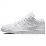 Air Jordan 1 Low Triple White Quilded Naiste Jordan DB6480-100 38