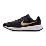 Nike Revolution 6 'Black Metallic Gold' GS tossud DD1096-002 36