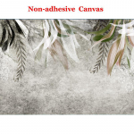 Kohandatud fotom&uuml;&uuml;rimaal 3D Retro Abstraktne kunst Lehtdekoor Seinakujundus Magamistuba Elutuba Taust Moodne tapeet Seinakate 300cm (W) x 200cm (H)