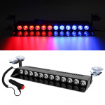 12LED H&auml;daabi LED Strobe Valgus Politsei Autole Veoautole Punane Sinine Merevaigu V&auml;rvi Valge LED Vilkur Majakas Hoiatustuli Autovalgusti Komplekt