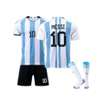Teismelised Lapsed Poisid Jalgpallikomplekt Messi Sporditreeningu S&auml;rk &Uuml;likond + Sokid XXL