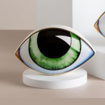 Uus Sinine Kurja Silma Kodu Dekoreerimise Ornament Keraamilised Kurja Silma Kujud &Otilde;nnelik Amulett Kodu Elutoa Lauaplaat Feng Shui Figuurid black