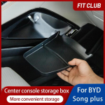 For BYD Song plus DM-i EV 2022-2023 Center Armrest Upper/Lower storage box High Capacity Interior Organizer Car B