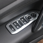 My Good Car Window Switch Cover Glass Lifter Button Panel Decoration Sticker for Peugeot 308 Car accessories matte silver