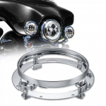 Round 7 Inch LED Headlight Mounting Ring Bracket Adapter fit for Harley Touring