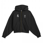 Adidas Originals X Willy Chavarria Koost&ouml;&ouml; Spordihoodie Pikkade Varrukatega Fliisist T&otilde;mblukuga Dressipluus Unisex dressipluus KD9346 XS