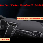Nahast Armatuurlaua Kate Armatuuri Kaitsekiht Matt Ford Fusion Mondeo 2013-2018 jaoks with center speaker