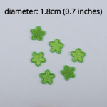 6X DIY Appliques Patches Fabric Badge Craft Embroidered Star Iron on Hat Decor roheline