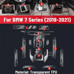 For BMW 7 Series - Auto Central Control Screen TPU Navigation Anti Scratch interior Protection Film Sticker Right Hand Drive