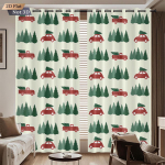 3D J&otilde;ululumeinimene Pimendavad Kardinad K&otilde;rge T&auml;psusega Tr&uuml;kiga P&auml;ikesekaitseks 140x160 cm