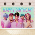 Kpop Demons Hunters Saja Boys S&uuml;nnip&auml;eva Foto Taust T&uuml;drukud Poiss Palju &Otilde;nne S&uuml;nnip&auml;evaks Taust Fotograafia Rekvisiidid 180x210cm
