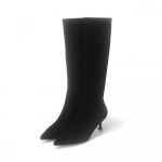 BARBARA Suede Pikk Saabas 5.5cm Bbg834bk 225mm