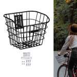 Bicycle Front Basket for Small Pets, Easy to Attach Handlebar Carrier