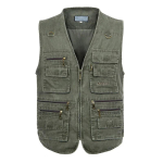 8XL 9XL 10XL Uus meeste vabaaja suvine suur puuvillane varrukateta vest paljude 16 taskuga Meeste mitme taskuga fotovest 5XL