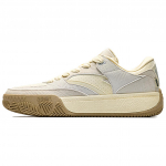 Anta Hela Textile, Synthetic Leather Low top Skateboard Shoes Men's Light Beige White/Chalk/Mud Gray 112541801-1 44