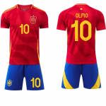 2024 Euro Hispaania kodus&auml;rk #7 Morata #19 Yamal #17 Nico #18 Olmo Jalgpallis&auml;rgid 20
