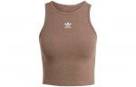 adidas originals Naiste Lifestyle Essentials Sooniline Topp 'Earth Strata' IR5931 XS t&ouml;&ouml;materjali v&auml;rv