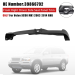 Esipoolne parempoolne juhiistme paneeli liist 39866792 Volvo XC90 MK1 2002-2014 jaoks black
