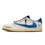 Travis Scott X Jordan Air Jordan 1 Vintage Korvpallijalatsid Naiste Madalad Sinised DZ4137-700(Team1897-) 40.5