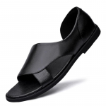 Meeste suvesandaalid Vabaaja nahast kingad Meeste moesandaalid Mugavad meeste slip-on kingad Retro pooleldi sisse libistatavad Briti stiilis jalatsid 38