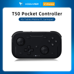 AceGamer Tasku m&auml;ngukontroller Kaasaskantav Halli joysticksidega 1000Hz Bluetooth m&auml;ngupult Switch/Switch2/Android/iOS/PC/Steamdeckile must