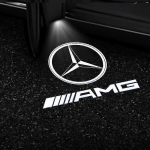 2x Auto Ukse LED Projektor Mercedes Benz Gls/glc/glb/gla/a/b/c/e- jaoks