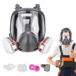 Uduvastane 6800 Gaasimask T&ouml;&ouml;stuslik V&auml;rvimine Pihustamine Respiraator Ohutus T&ouml;&ouml; Filter Tolmukindel T&auml;isn&auml;okaitse Formaldeh&uuml;&uuml;di Kaitse CN