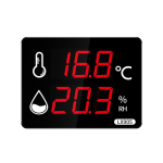 Digitaalne termomeeter Ruumi h&uuml;gromeeter LED-ekraaniga Temperatuurim&otilde;&otilde;tja Koduseks niiskuse m&otilde;&otilde;tmiseks LX905A black