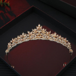 S&auml;delev Barokk Kristall Kroon Suurep&auml;rane Elegantne Barokk Kuninganna Diadeemid L&auml;ikiv Vintage Luksus Kristall Diadeem Pulmapeoks &scaron;ampanjav&auml;rvi