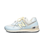 New Balance NB 574 Abrasion Resistant Low top Running Shoes Unisex Blue Gray U574LS2(Team974-) 43 white