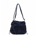 Vintage teksist &otilde;lakott Naiste crossbody kott T&ouml;&ouml;le k&auml;ivitamiseks T&otilde;mmatav kott Kalan&otilde;u kott
