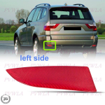Tagumise kaitseraua helkur BMW X3 E83 2007 2008 2009 2010 2011 jaoks Pidurituli ilma pirnideta Autotarvikud 63147162217 63147162218 1pc left gray