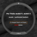Tesla Model 3 Model Y S X Roadsterile Suede libisemisvastane hingav nahast auto rooliratta kate Autotarvikud Suvi 2026