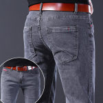 Mood Teksad Meeste sirge hall keskmine v&ouml;&ouml;koht P&uuml;ksid Denim p&uuml;ksid 28