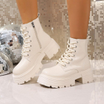 2025 Uued Ankle Boots Naistele Mood S&uuml;gis Vabaaja Naiselikud Chelsea L&uuml;hikesed Saapad Punk Gooti Jalatsid Platvormiga L&uuml;hikesed Nahast Saapad 35 beež