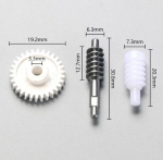 Paar tahavaatepeegli kokkuklapitava mootori hammasrataste komplekt 2015 2016-2019 Mazda Cx-3 jaoks Vastupidavad autoosad valmistatud kvaliteetsest materjalist