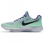 Nike Lunarepic Low Flyknit 2 Blue Moon Dark Obsidian Vapor Green Naiste 863780-403 36 sinine/roheline