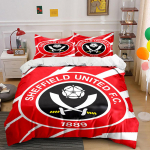 Sheffield United FC Voodipesu  Voodipesu Tekikott Komplekt Tekikott Padjap&uuml;&uuml;rid   (1 * Tekikott 2 * Padjap&uuml;&uuml;ri, ilma tekita) 135x200cm