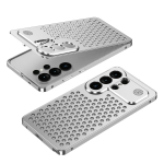 &Otilde;&otilde;nestatud soojuseraldusega 2-&uuml;hes metallraamiga telefoni&uuml;mbris Samsung Galaxy S23 S24 S25 S26 Ultra jaoks Loov l&otilde;hnaga k&otilde;va kate Galaxy S26 Ultra h&otilde;be