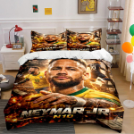 Neymar JR N10 Jalgpalli Voodipesu Komplekt Voodipesu komplekt (1 tekikott, 2 padjap&uuml;&uuml;ri, tekk ei kuulu komplekti) 135x200cm black