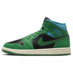Jordan 1 Mid Lucky Green Aquatone Naiste BQ6472-033 43