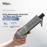 WPC Automaatne P&auml;ikesevarju Vihmavari P&auml;ikeseliseks ja Vihmaseks Ilmaks, Must Kate, Meeste UV-kaitsega Vihmavari, Kokkupandav Vihmavari, Kaasaskantav ja Kergesti Hoiustatav