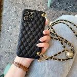 Lamenahk sobib Apple 17 mobiiltelefoni&uuml;mbrisele, crossbody n&ouml;&ouml;riga iphone16 nahast 15Promax kukkumiskindel 11 kaitse&uuml;mbris. iphone15Plus