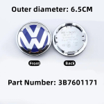56/58/60/65/66/70/76MM 4 tk Auto embleem Ratta keskkatted Veljekatted Tarvikud VOLKSWAGEN GTI Jetta Tiguan YRYSE4DR Golf POLO Passat white
