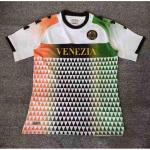 Venezia FC 2021-2022 Koduv&auml;ljakuv&auml;ljakujalgpallis&auml;rk Mehed Naised T&auml;iskasvanud Jalgpallis&auml;rk Hingav Puuvillasegu Spordir&otilde;ivad XL valge