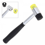 26 mm kahepoolse n&auml;oga pehme kraani kummivasar Mallet DIY nahast t&ouml;&ouml;riist Vastupidav