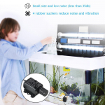 Decdeal USB DC5V &Uuml;livaikne miniharjadeta veepump veekindel sukeldatav purskkaevu akvaarium 2.4W must