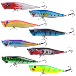 8tk/partii Popper Lure Fishing Bait 11cm/12g Plastic Fishing Lure Lemontree 8pcs