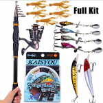 &Otilde;ngeritva rullikombinatsioonid, s&uuml;siniku teleskoopne &otilde;ngen&ouml;&ouml;r, spinningurulli komplekt merevee kalap&uuml;&uuml;k 1.8m